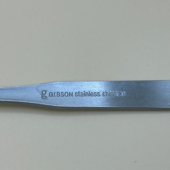 4 Ice Tea Spoon 8 1/2 in Abbeville (Stainless) by Gibson, Satin Flat Tip - Picture 2 of 6
